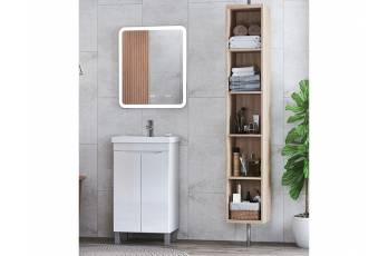 Комплект мебели в ванную Grani 500 белый напольный