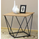 Стол журнальный Кристи Дуб крафт золотой- черный