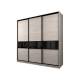 Шкаф-купе Max МШ-27-6-27-999 пленка Oracal черная
