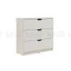 Комод 3 ящика (800) Юниор-4 Шарли Белый