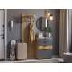 Прихожая Мебельсон К3 дуб крафт золотой/графит