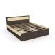 Кровать Дуэт Люкс 1400 Венге/Млечный Дуб