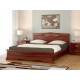 Кровать Елена-3 1600 Орех