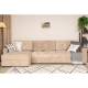 Диван угловой Тургояк Бежевый Ocean 130