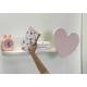 Полка навесная Сердечко