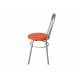 Стул №1 ДХ-8 без мягкой спинки обивка апельсин
