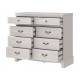 Комод 8 ящиков Лорето Льняной