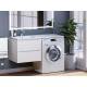 Тумба под стиральную машину Uperwood Tanos 60 см подвесная левая белый