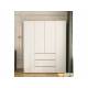 Шкаф 4-хстворчатый с 3-мя ящиками Прайм сонома/белый