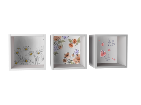 Полки навесные Аннет