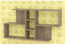 Полка Д-15 Дуб крафт серый