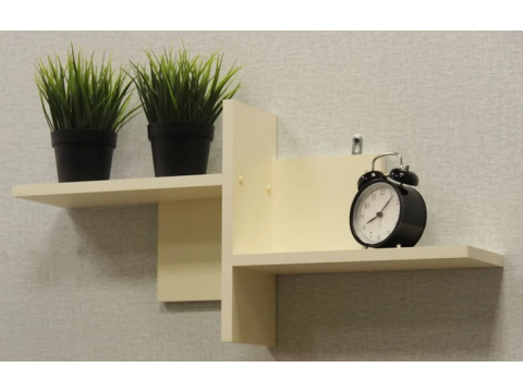 Полка настенная Д3 Слоновая кость