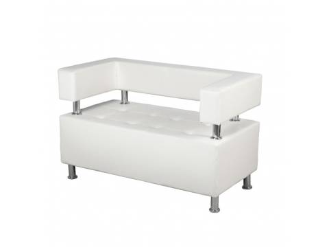 Диван 2 местный Райли белый