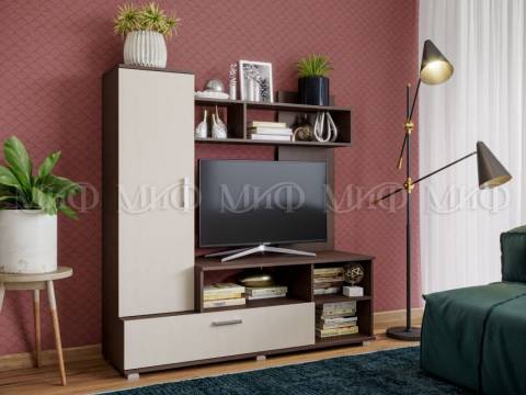 Гостиная Мини Дуб беленый, венге