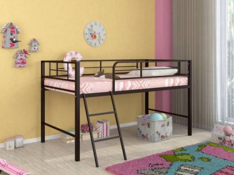 Кровать-чердак Севилья Мини Коричневый