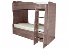Кровать детская двухъярусная Юниор 2 шимо темный