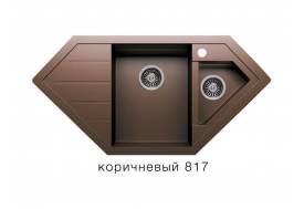 Кухонная мойка Tolero R-114 Коричневый 817