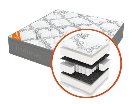 Матрас Mega холкон TFK Gray Night 140х200