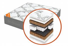 Матрас Mega кокос 20 TFK Gray Night 120х190