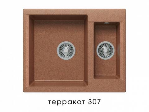 Мойка Polygran Brig-620 Терракот 307