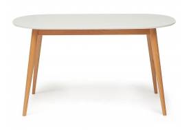 Стол обеденный Max Макс Белый-Натуральный