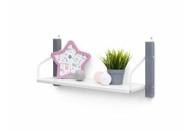 Детская навесная полка Svogen графит