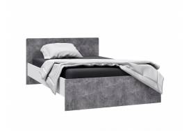 Кровать 1200 Лючия белый/ателье светлое