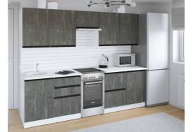 Кухонный гарнитур Ноктюрн мега 2500 мм