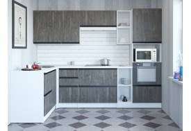 Кухонный гарнитур Ноктюрн мега прайм 1500х2700 мм