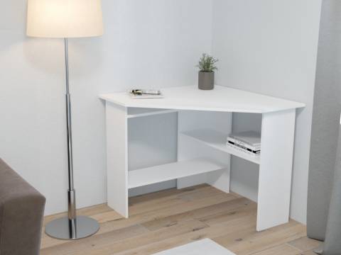 Стол письменный СП-2 угловой белый