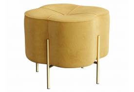 Пуф Кантри велюр ultra mustard