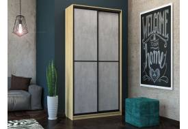 Шкаф-купе Лофт Шк12-60 1200 глубина 600 фасад МДФ бетон +