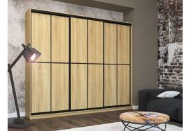 Шкаф-купе Лофт Шк30-60 3000 3 двери глубина 600 фасад ЛДСП +