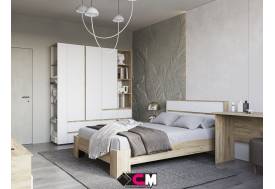 Спальня Хелен Дуб Крафт золотой/ Белый