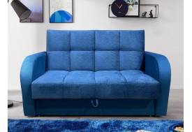 Диван Рэй Клетка 1800х2000 Vivaldi синий велюр