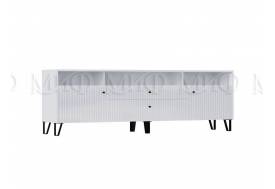 Тумба ТВ Оливия Графит Белый