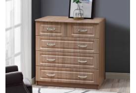 Комод №2.1 МДФ Ясень шимо темный матовый