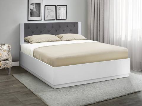 Кровать Венеция 12.1 1200 с подъемным механизмом велюр 032