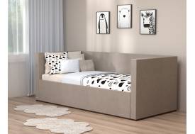 Кровать мягкая с подъёмным механизмом арт. 030, бежевый