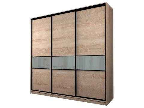 Шкаф-купе Max МШ-23-6-27-999 пленка Oracal светло-серая