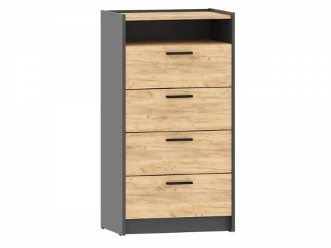 Комод Оттавия НМ 011.03 Антрацит