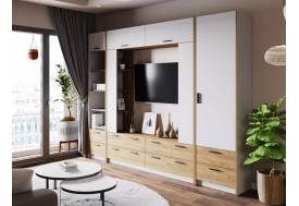 Гостиная Оттавия Белый Фасадный