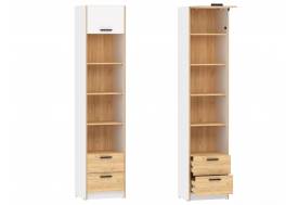 Шкаф-пенал Оттавия НМ 014.06 Белый Фасадный