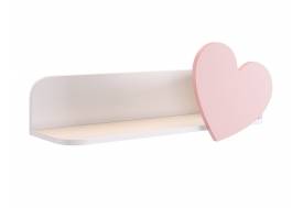Полка навесная Сердечко