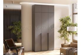 Шкаф двухстворчатый Норд 800 с антресолью графит МГ