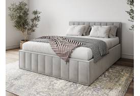 Кровать 1400 Лана серый велюр