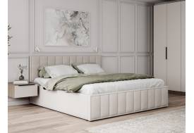 Кровать 1800 Лана бежевый велюр