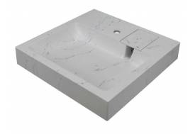 Раковина над стиральной машиной Star 50 MySpace Белый Мрамор