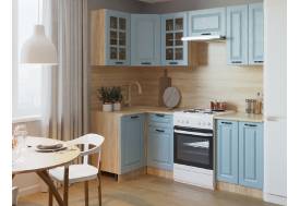 Кухонный гарнитур арт 1 Роял Вуд Голубой Вегас 1000х2200 мм