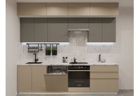 Кухонный гарнитур арт 45 Лайн Обсидиан Пикрит 2800 мм